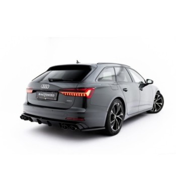 Rear valance with dummy exhaust tips for Audi A6 Sedan / Avant C8 / C8 Facelift