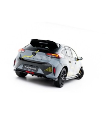 Diffusore posteriore con alette verticali per Opel Corsa F Facelift (Mk6 Facelift)