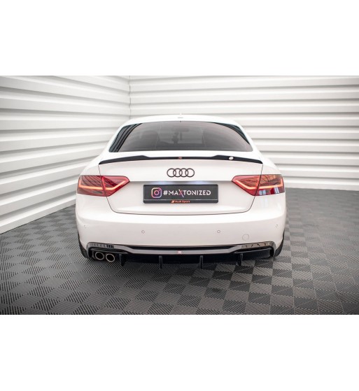 Rear valance for Audi A5 Sportback 8T Facelift (version with twin exhaust outlets on one side)