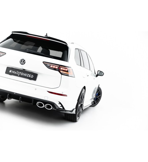 Splitter laterali posteriori V.2 per Volkswagen Golf R Variant Mk8 / Mk8 Facelift Passt nur con: VW-GO-8F-R-VA-RS1G+RS1RG