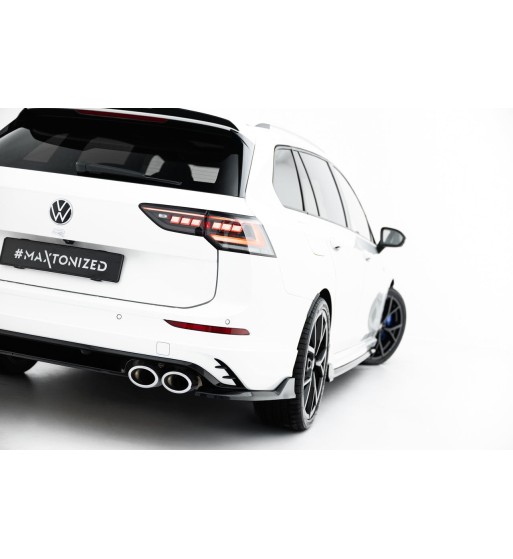 Splitter laterali posteriori V.1 per Volkswagen Golf R Variant Mk8 / Mk8 Facelift
