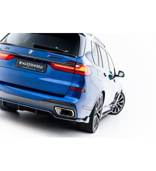 Carbonio preimpregnato Diffusore posteriore per BMW X7 M-Pack G07 / G07 Facelift (versione con Towbar)