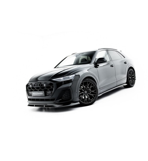 Carbonio preimpregnato Set di splitter per Audi Q8 S-Line Mk1 Facelift