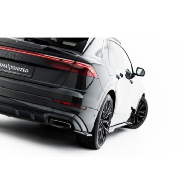 Carbonio preimpregnato Splitter laterali posteriori per Audi Q8 S-Line Mk1 Facelift