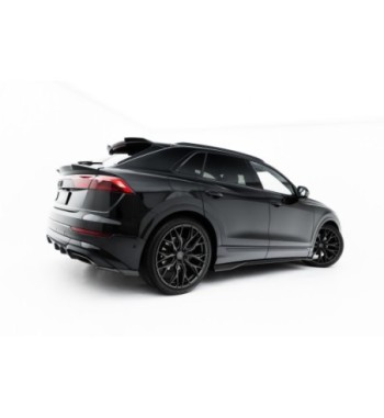 Carbonio preimpregnato Minigonne laterali per Audi SQ8 / Q8 S-Line Mk1 Facelift