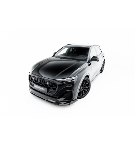 Carbonio preimpregnato Splitter anteriore per Audi SQ8 / Q8 S-Line Mk1 Facelift