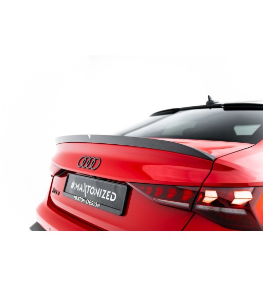 Carbonio preimpregnato Spoiler del portellone V.2 per Audi RS3 / S3 / A3 S-Line / A3 Sedan 8Y Facelift