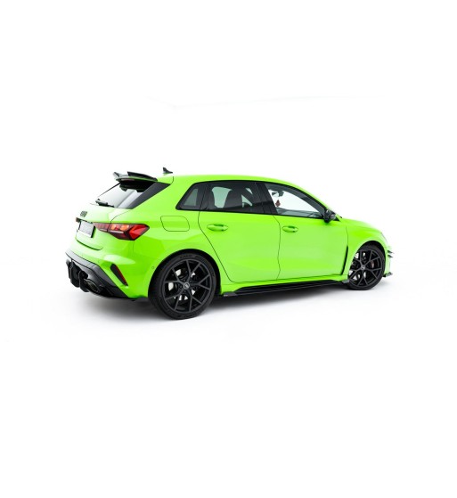 Street Pro Side skirt diffusers + Flaps for Audi RS3 Sportback 8Y Facelift