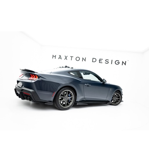 Street Pro Side skirt diffusers + Flaps for Ford Mustang Dark Horse Mk7