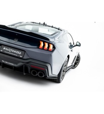Street Pro Rear side splitters for Ford Mustang Dark Horse Mk7