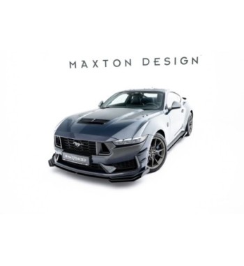 Street Pro splitter + flaps for Ford Mustang Dark Horse Mk7