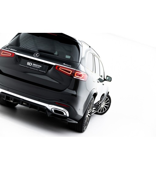 Diffusore posteriore con alette verticali V.2 per Mercedes-Benz GLS AMG-Line X167