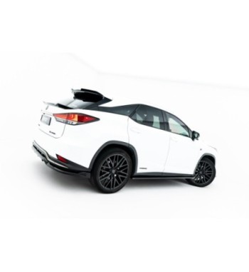 Side skirt diffusers for Lexus RX F-Sport Mk4 Facelift (version without OEM-running boards)