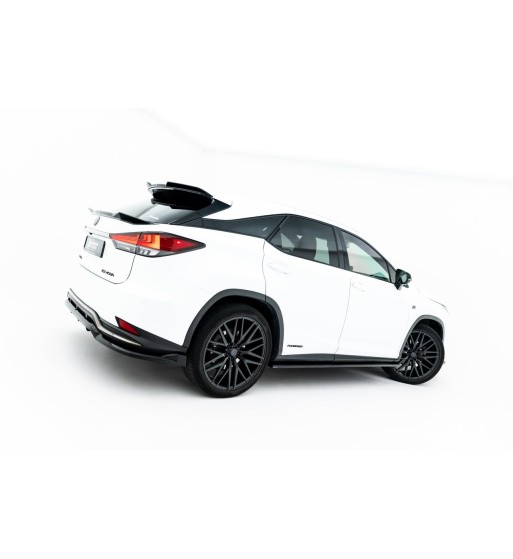 Side skirt diffusers for Lexus RX F-Sport Mk4 Facelift (version without OEM-running boards)