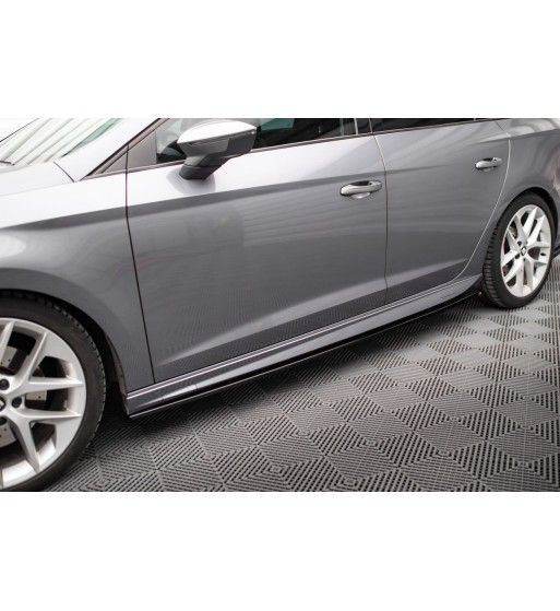 Side skirt diffusers for Seat Leon Cupra / FR / Standard Aero Mk3 / Mk3 Facelift
