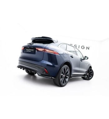 Diffusore posteriore con alette verticali per Jaguar F-Pace R-Sport Mk1 Facelift