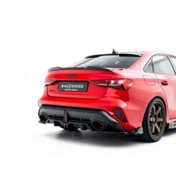 Diffusore posteriore con alette verticali V.2 per Audi RS3 Sedan 8Y Facelift