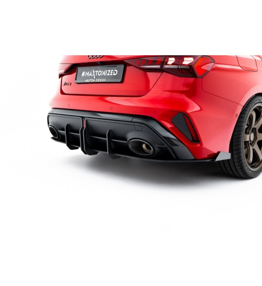 Street Pro Rear valance + Flaps for Audi RS3 Sedan 8Y Facelift
