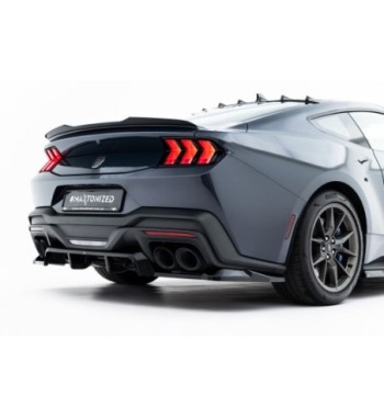 Rear diffuser with vertical fins for Ford Mustang Dark Horse Mk7