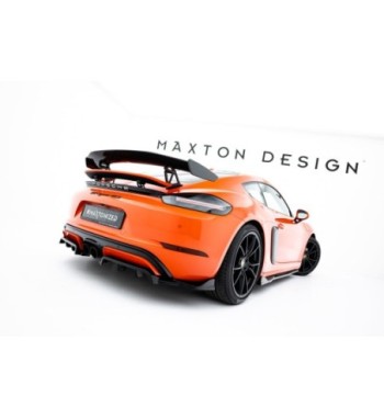 Diffusore posteriore con alette verticali per Porsche 718 Cayman GTS 982c