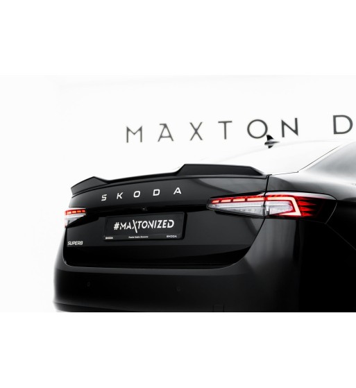 Spoiler extension 3D for Skoda Superb Standard / Sportline Sedan Mk4
