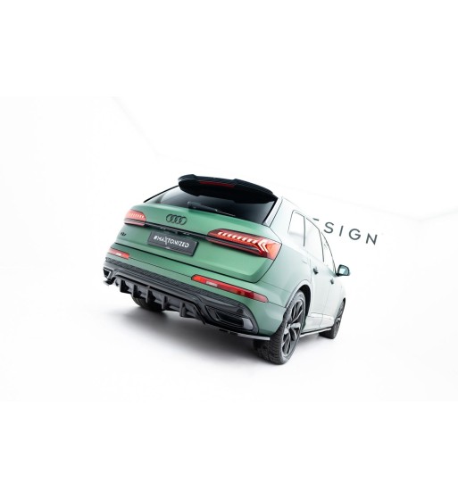Diffusore posteriore con alette verticali per Audi Q7 S-Line Mk2 Facelift