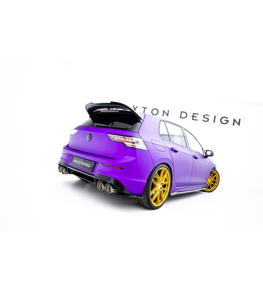Splitter laterali posteriori V.8 per Volkswagen Golf R Hatchback Mk8 / Mk8 Facelift
