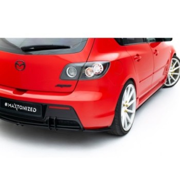 Street Pro Splitter laterali posteriori per Mazda 3 MPS Mk1 EU versione