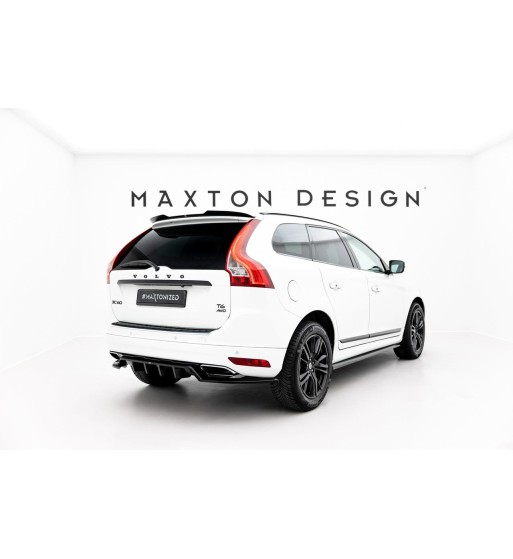 Diffusore posteriore con alette verticali per Volvo XC60 Mk1 Facelift