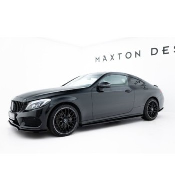 Diffusor Satz passend für Mercedes- Benz C Coupe AMG-Line C205