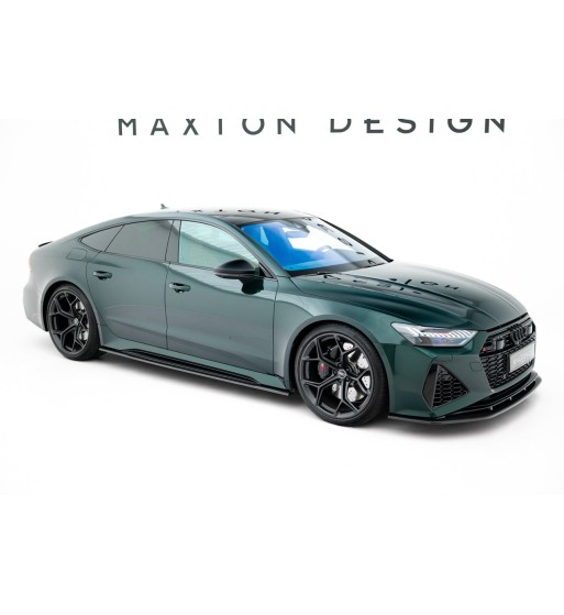 Carbonio preimpregnato Minigonne laterali per Audi RS7 C8