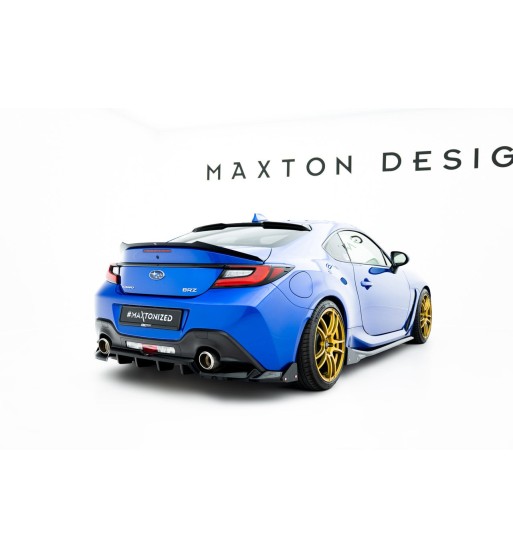 Diffusore posteriore con alette verticali V.1 + Flap per Subaru BRZ Mk2