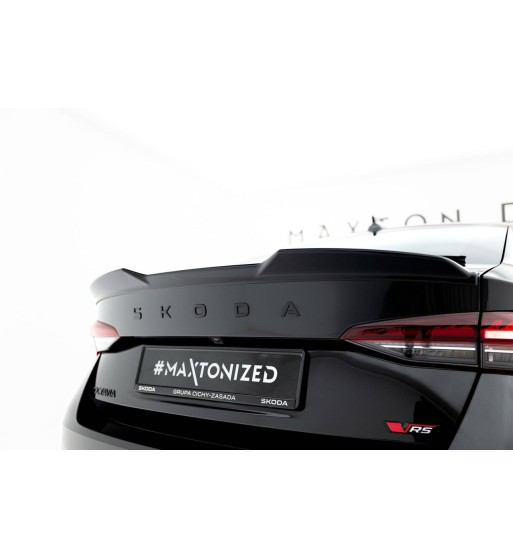 Spoiler extension 3D for Skoda Octavia RS / Sportline / Standard Liftback MK4 / Mk4 Facelift