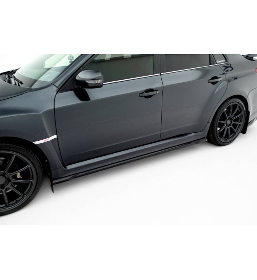 Side skirt diffusers V.2 for Subaru Impreza WRX STI Mk3 Facelift