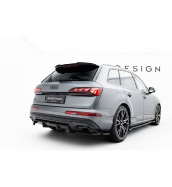 Diffusore posteriore con alette verticali per Audi Q7 S-Line Mk2 Facelift 2