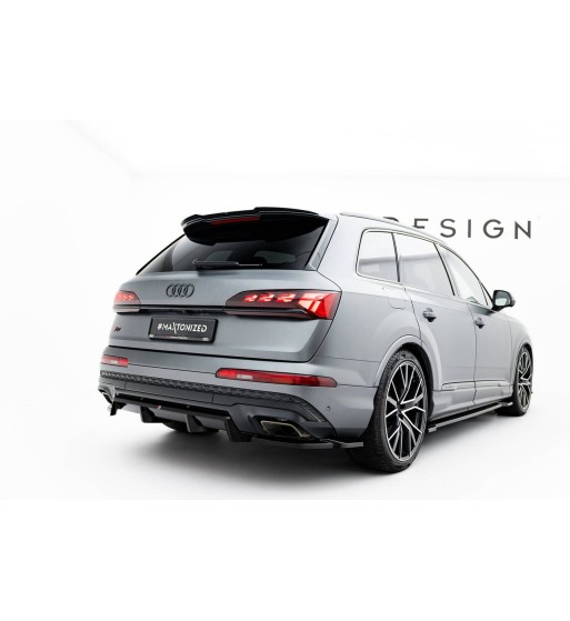 Diffusore posteriore con alette verticali per Audi Q7 S-Line Mk2 Facelift 2