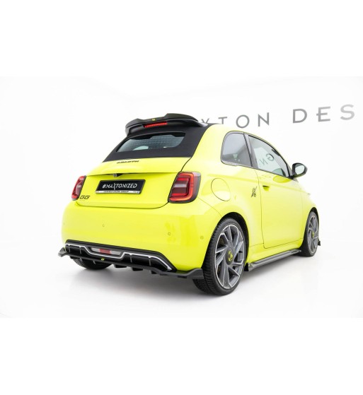 Diffusore posteriore con alette verticali per Abarth 500e