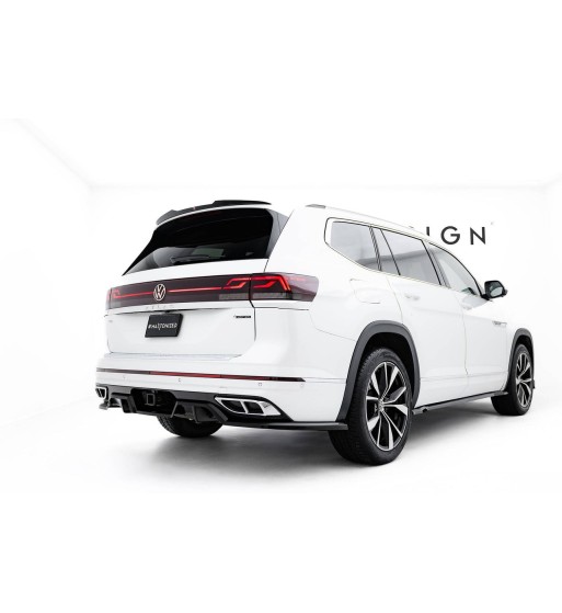 Diffusore posteriore con alette verticali per Volkswagen Atlas R-Line Mk1 Facelift 2