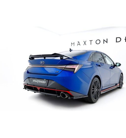 Zentrale Hinten Splitter (mit einem vertikalem balken) passend für Hyundai Elantra N Mk7