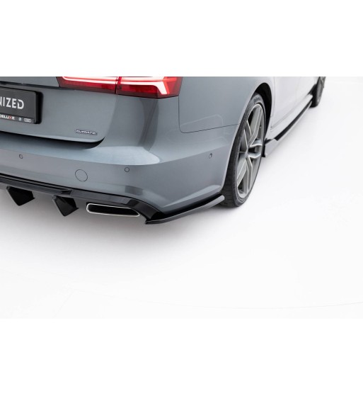 Splitter laterali posteriori V.3 per Audi S6 / A6 S-Line / A6 C7 Facelift