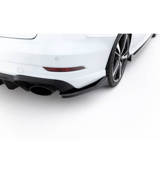 Splitter laterali posteriori V.4 per Audi RS3 Sedan 8V Facelift