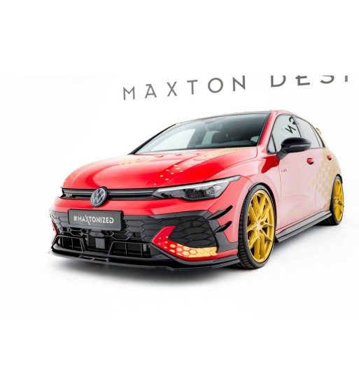 Front splitter V.3 for Volkswagen Golf GTI Clubsport Mk8 Facelift