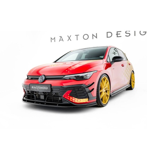 Front splitter V.2 for Volkswagen Golf GTI Clubsport Mk8 Facelift