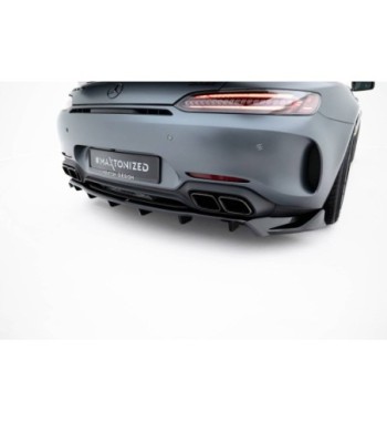 Diffusore posteriore con alette verticali per Mercedes-AMG GT C C190 Facelift