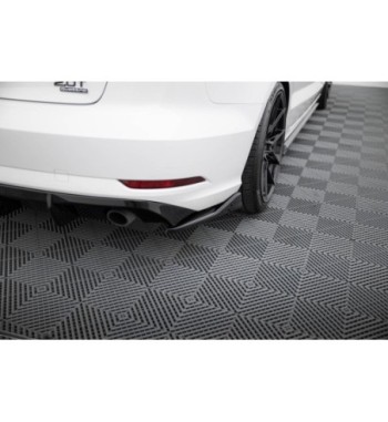 Splitter laterali posteriori V.2 per Audi A3 Sedan 8V Facelift