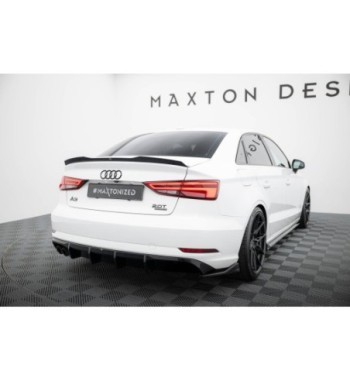 Rear valance for Audi A3 Sedan 8V Facelift – single exhaust outlet on one side