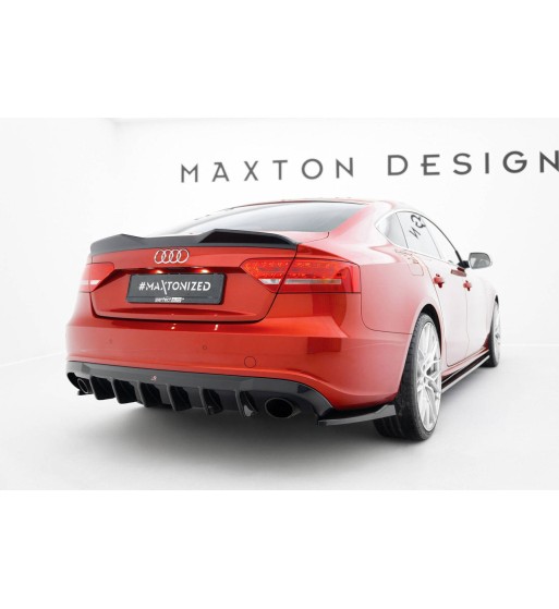 Rear valance for Audi A5 S-Line Sportback 8T (version with one exhaust outlet on each side)