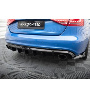 Rear valance for Audi A4 S-Line Sedan / Avant B8 (version with one exhaust outlet on each side)