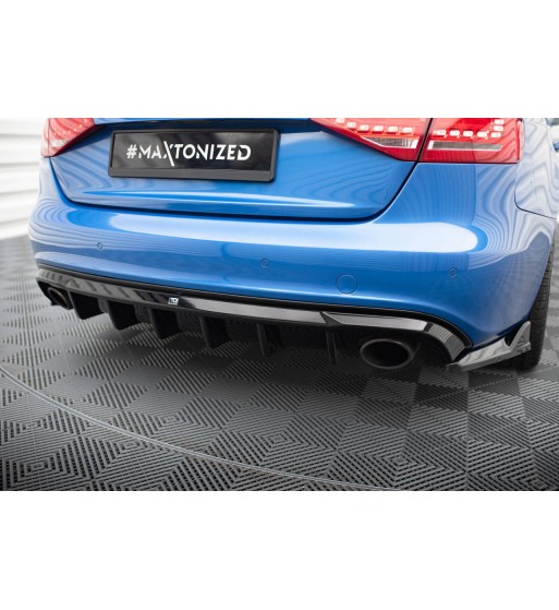 Rear valance for Audi A4 S-Line Sedan / Avant B8 (version with one exhaust outlet on each side)