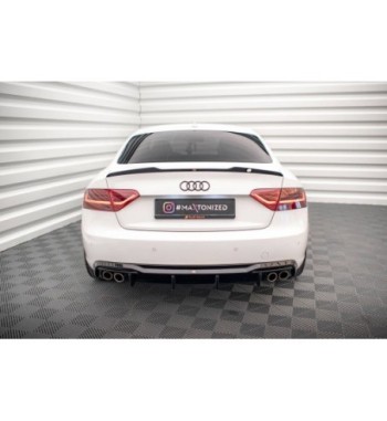 Rear valance for Audi A5 Coupe 8T Facelift (version with twin exhaust outlets on each side)